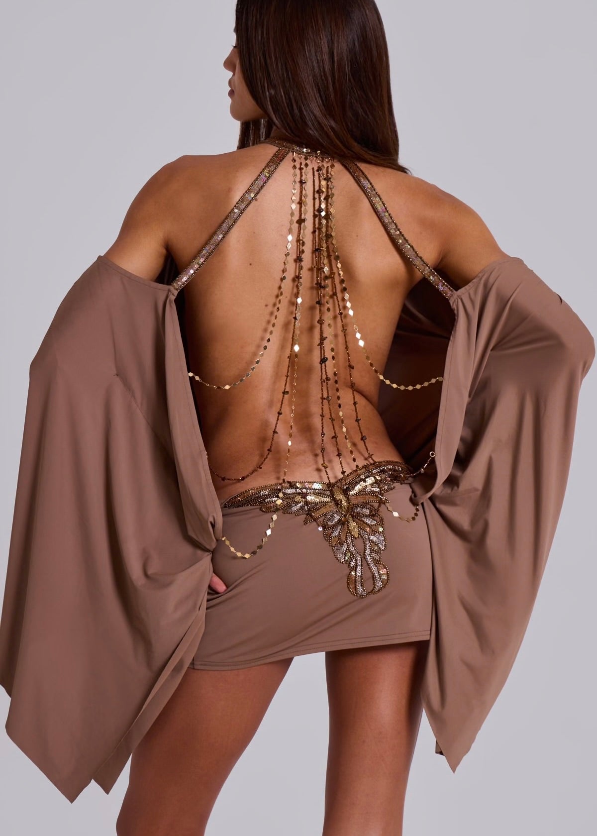 Vienna Butterfly Mini Dress