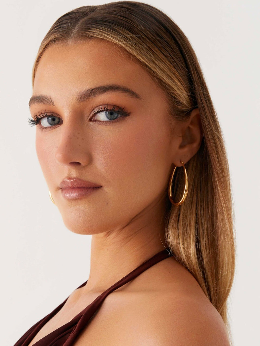 Gleam Hoop Earrings - Gold