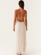 Aullie Maxi Dress - White