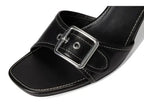 COACH - Margot Sandal in Signature Jacquard - Onyx