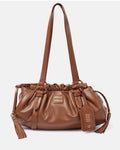 Miu Miu Joie Nappa Leather Shoulder Bag - Light Brown