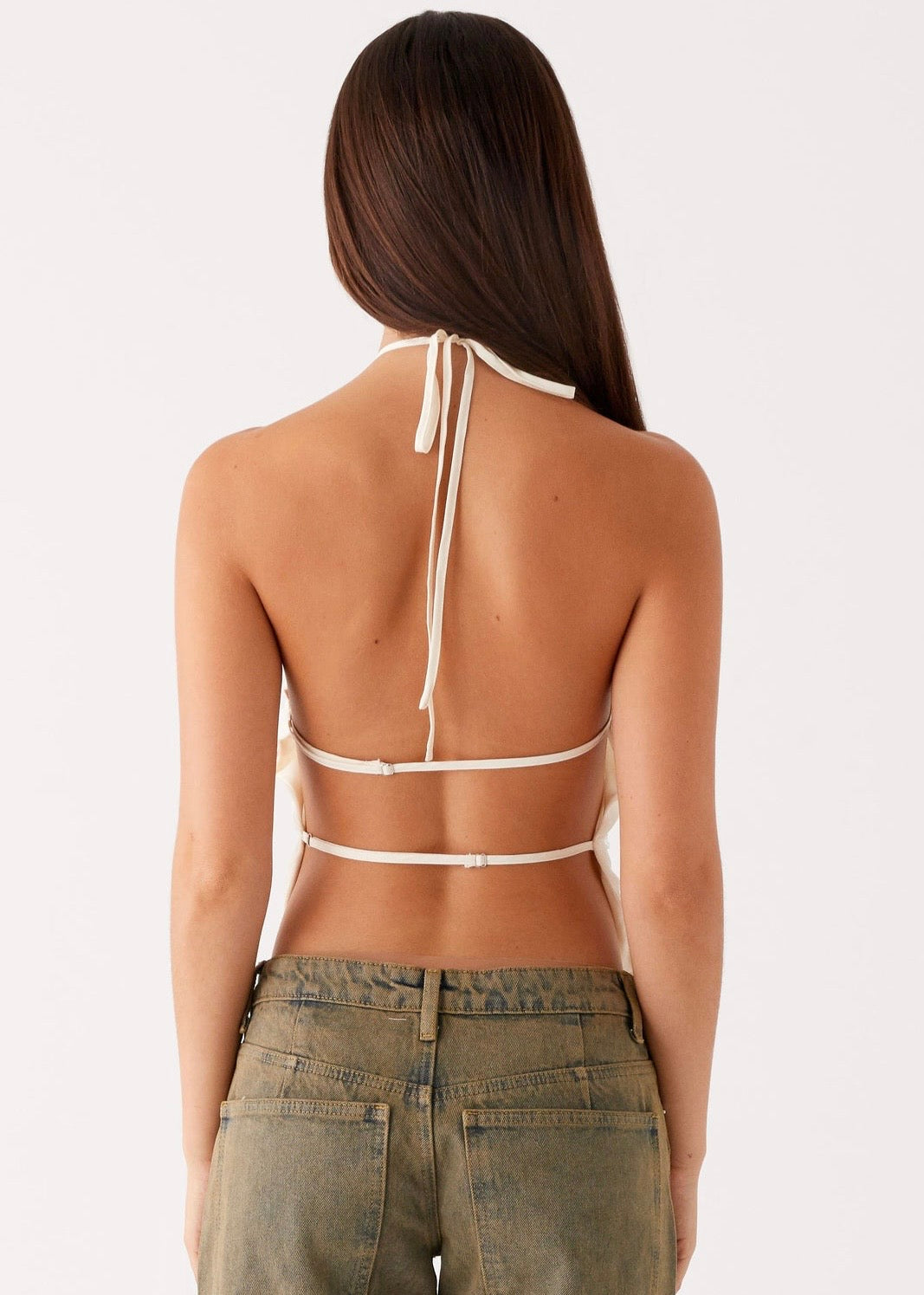 Valentina Halter Top - White